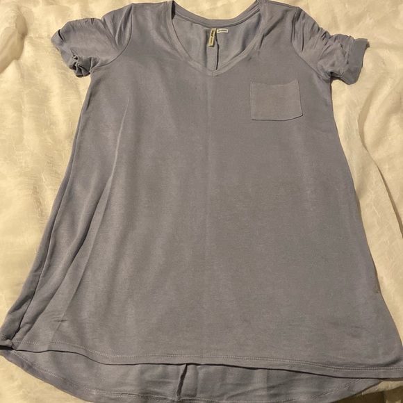 Tresics Jersey-Knit Shift Dress in Cornflower Blue - Picture 2 of 8